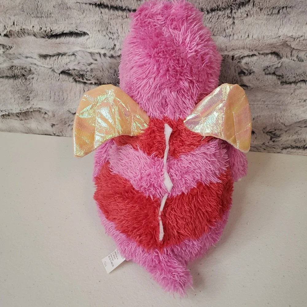Hallmark Bernice Pink Dragon Sound & Motion Singing Stuffed Plush Wings Move